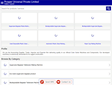 Tablet Screenshot of nonwovenbagmakingmachineindia.com